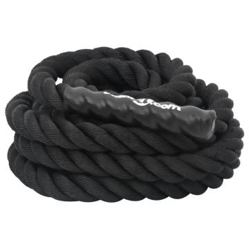 Battle Rope Black 9m - 6.8kg Durable Polyester | HiPoMarket