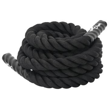 Battle Rope Black 9m - 6.8kg Durable Polyester | HiPoMarket