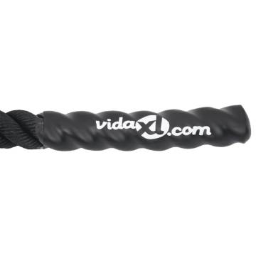 Battle Rope Black 9m - 6.8kg Durable Polyester | HiPoMarket