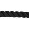 Battle Rope Black 9m - 6.8kg Durable Polyester | HiPoMarket