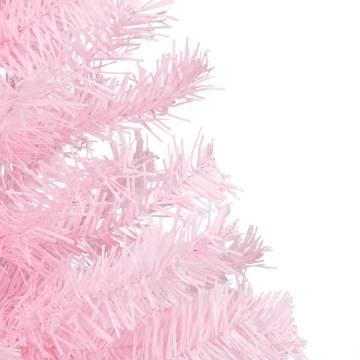 Pink Pre-lit Christmas Tree 240 cm with Ball Set | HipoMarket