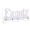 Wall Mounted Coat Rack FAMILY - Stylish & Functional Organizer