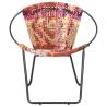 Circle Chair Multicolours Chindi Fabric - Ultimate Comfort