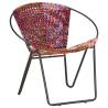 Circle Chair Multicolours Chindi Fabric - Ultimate Comfort