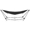 Hammock with Foldable Stand Black - Relax Anywhere | HipoMarket