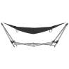 Hammock with Foldable Stand Black - Relax Anywhere | HipoMarket