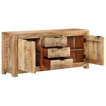 Unique Rough Mango Wood Sideboard - 175x40x75 cm