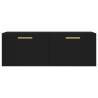 Wall Cabinet Black 100x36.5x35 cm | Stylish Storage Solution