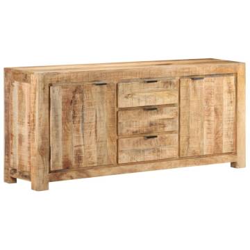 Unique Rough Mango Wood Sideboard - 175x40x75 cm