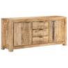 Unique Rough Mango Wood Sideboard - 175x40x75 cm