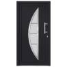 Front Door Anthracite 88x200 cm - Stylish Security for Your Home