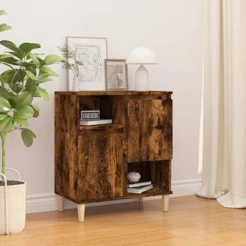 Stylish Smoked Oak Sideboard | 60x35x70 cm - Hipomarket