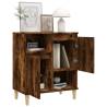 Stylish Smoked Oak Sideboard | 60x35x70 cm - Hipomarket