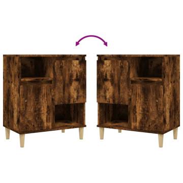 Stylish Smoked Oak Sideboard | 60x35x70 cm - Hipomarket