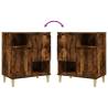 Stylish Smoked Oak Sideboard | 60x35x70 cm - Hipomarket