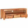 TV Cabinet 110x30x40 cm in Solid Acacia Wood - Stylish Storage