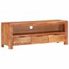 TV Cabinet 110x30x40 cm in Solid Acacia Wood - Stylish Storage