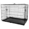 FLAMINGO Mezo XL Pet Wire Cage | Portable Dog & Cat Crate