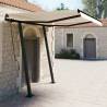 Manual Retractable Awning with Posts 3x2.5 m Cream Colour cream Size 3 x 2.5 m Quantity in Package 1 