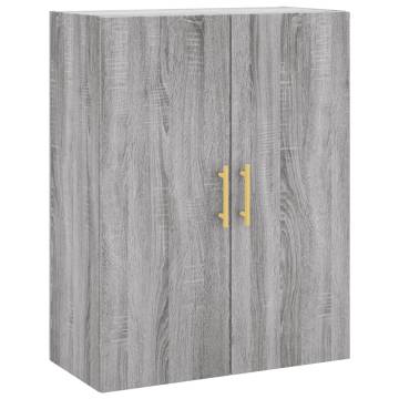 Stylish Highboard Grey Sonoma - Durable Engineered Wood