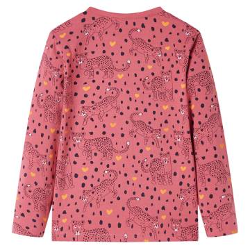 Kids' Pyjamas with Long Sleeves - Old Pink - Size 116