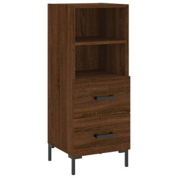 Highboard Brown Oak - Stylish Storage Solution | Hipo Market