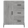 Stylish Highboard Grey Sonoma - Engineered Wood 69.5x34x180 cm