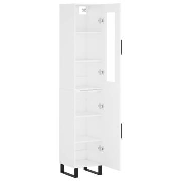 Stylish Highboard White 180 cm | Durable Engineered Wood