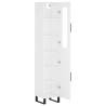 Stylish Highboard White 180 cm | Durable Engineered Wood