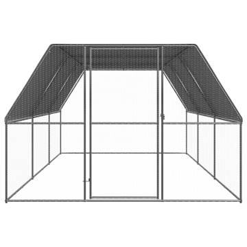 Galvanised Steel Outdoor Chicken Cage 3x6x2m | HipoMarket