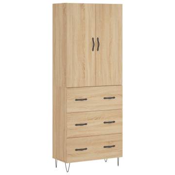 Highboard Sonoma Oak - Stylish Storage Solution | HipoMarket