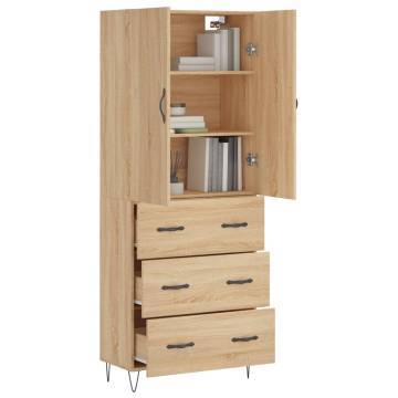 Highboard Sonoma Oak - Stylish Storage Solution | HipoMarket