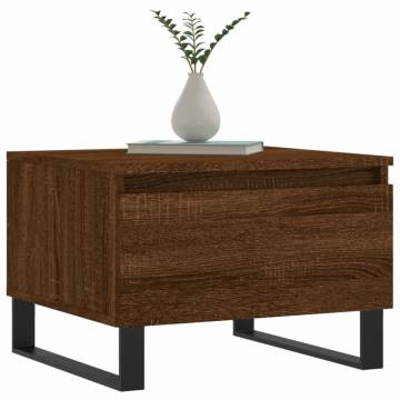 Elegant Brown Oak Coffee Table - 50x46x35 cm | Hipomarket