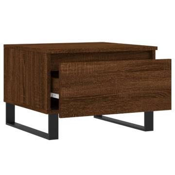 Elegant Brown Oak Coffee Table - 50x46x35 cm | Hipomarket