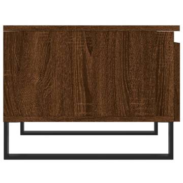 Elegant Brown Oak Coffee Table - 50x46x35 cm | Hipomarket