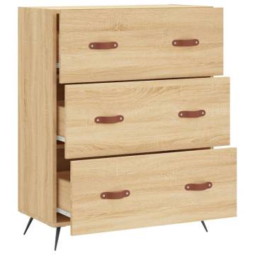 Sonoma Oak Chest of Drawers - Classic Style & Ample Storage