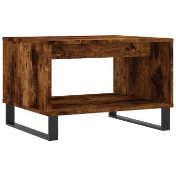 Elegant Smoked Oak Coffee Table - 60x50x40 cm | HiPO Market