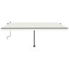 Freestanding Manual Retractable Awning 500x300 cm - Cream