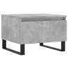 Stylish Concrete Grey Coffee Table - 50x46x35 cm