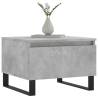 Stylish Concrete Grey Coffee Table - 50x46x35 cm