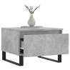 Stylish Concrete Grey Coffee Table - 50x46x35 cm