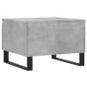 Stylish Concrete Grey Coffee Table - 50x46x35 cm