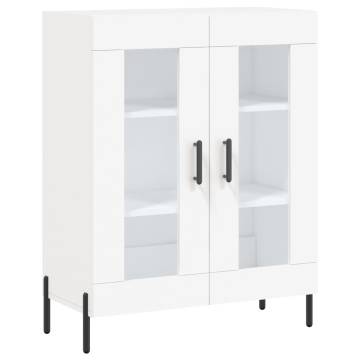 Stylish Highboard White 69.5x34x180 cm - Durable & Elegant