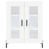 Stylish Highboard White 69.5x34x180 cm - Durable & Elegant