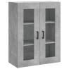 Stylish Highboard Concrete Grey - Durable Engineered Wood