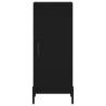 Stylish Highboard Black 34.5x34x180 cm | HipoMarket