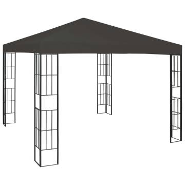 Elegant 3x3 m Anthracite Gazebo for Outdoor Spaces