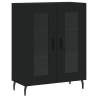 Highboard Black 69.5x34x180 cm | Stylish Storage Solution