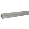 Garden Fence Posts 20 pcs Silver 260 cm Steel | HipoMarket