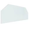 Fireplace Glass Plate Hexagon 120x50 cm - Premium Protection